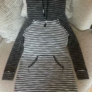 Cowl Neck Extra Length Sweater